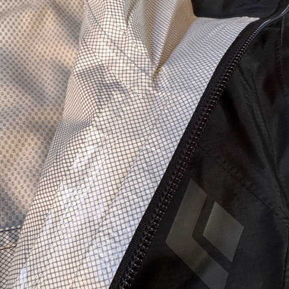 Black Diamond Treeline Rain Shell Jacket Mens S Black BD.Dry Waterproof 10K NWT - Picture 8 of 17